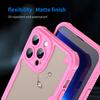 For iPhone 13 Pro Max Case PC+TPU Frosted Phone Back Cover