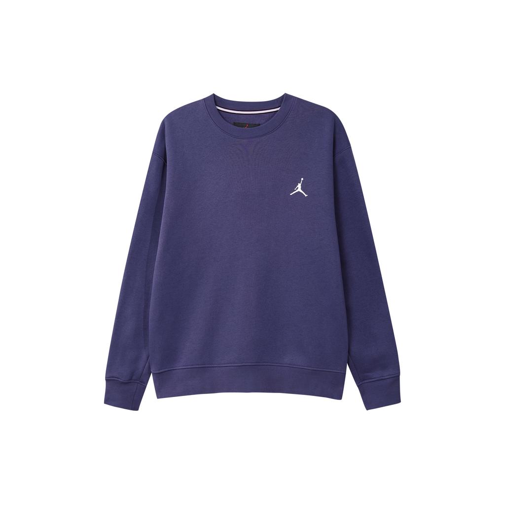 New JORDAN Flight Sweatshirts Men Blue Purple FB7020-500