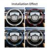 Zkfan8 Adatto per Coprivolante in Fibra di Carbonio con Texture per Leapmotor con Design Segmentato a Rilascio Rapido, Durevole, per Modelli T03 C10 B10 B05 B03X
