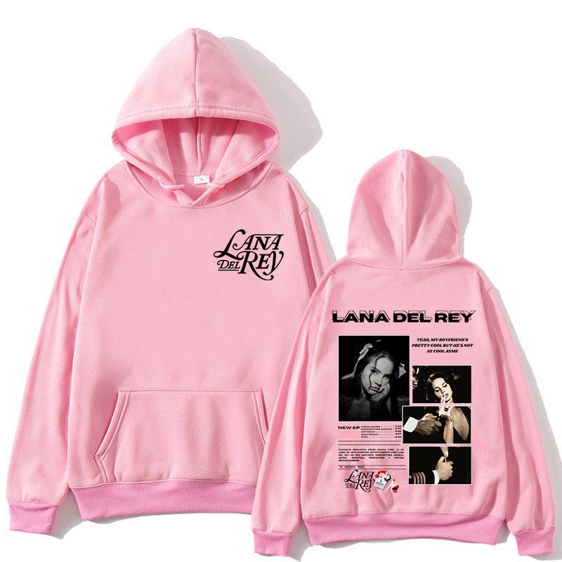 Sängerin Lana Drey Musikalbum Hoodies Herren Damen Hip Hop Mode Langarm Pullover Lässige Kapuzenpullover Streetwear