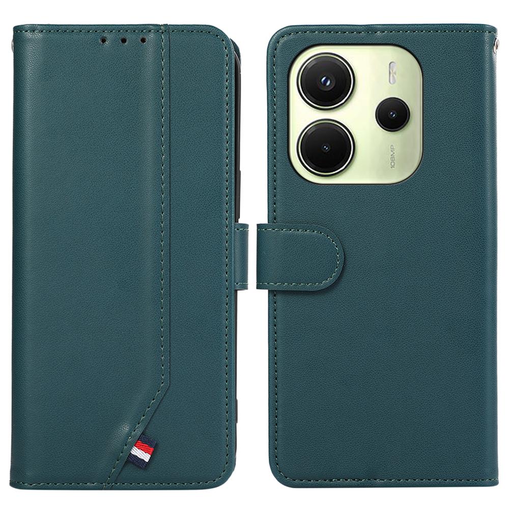 For Xiaomi Redmi Note 14 4G (164.84mm) Case RFID Blocking Flip Leather Phone Cover