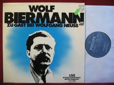 Płyta LP WOLF BIERMANN - WOLFGANG NEUSS - Wolf Biermann (Os) Gość U Wol 5843742 Philips Germany Ścieżki Dźwiękowe i Musicale Używane