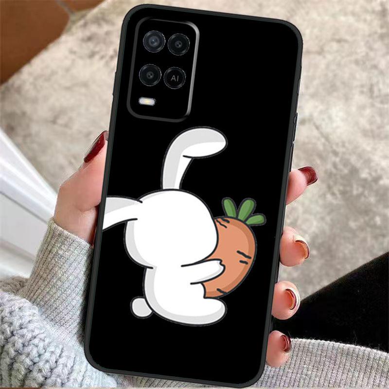 Funny Animal Cats Dog Tiger Couple Case For Oppo A38 A74 A94 A54 A18 A58 A78 A98 A80 A60 A40 A96 A76 A16 A15 A17 A57 A77 A5 Pro