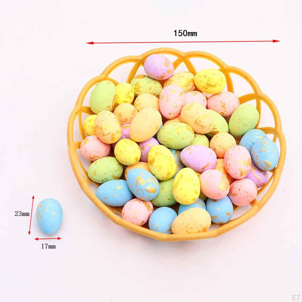 Easter Egg Mini Ornament Craft Eggs Decorative DIY Crafts for Photo Props Weddings