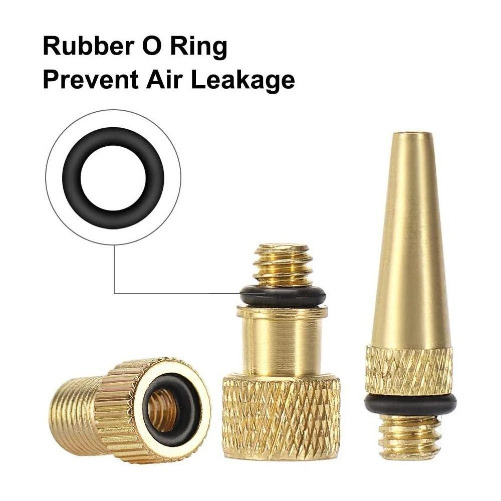 Air Nozzle Presta Schrader Valve Pump Needle Valve Adapter Tools  Gym Balloon
