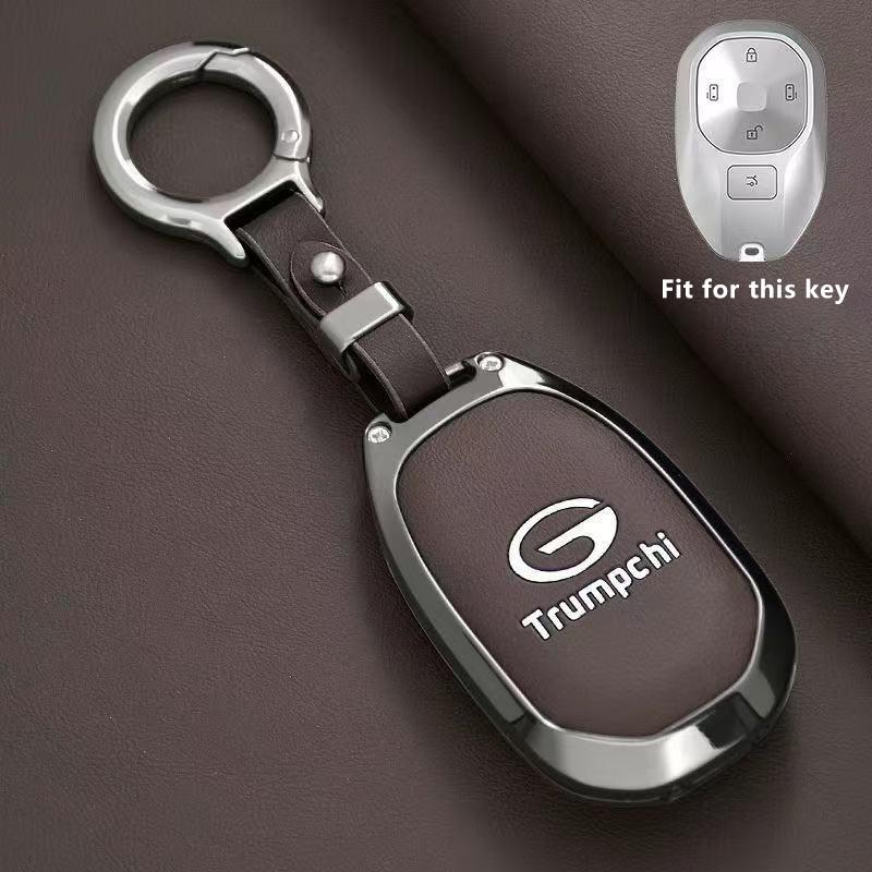 Car Key Case For Gac Trumpchi E8    Phev Mpv Keychain Remote Protection Cover Shell Housing Holder Fob Accessories