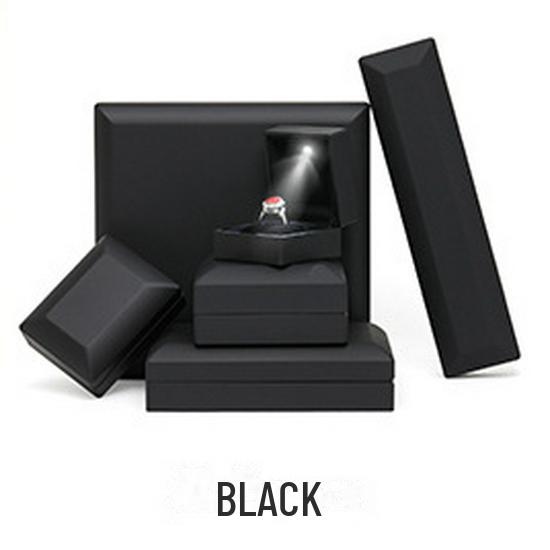 Elegant Cross-Border LED Jewelry Box for Rings & Pendants