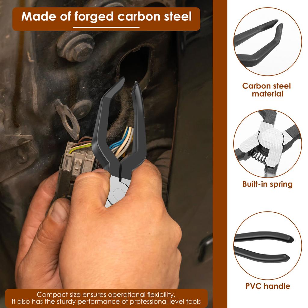 Professional Gasoline Pipe Joint Pliers Filter Caliper Oil Tubing Connector Disassembly Tools Removal Pliers Clamp Repair Tool