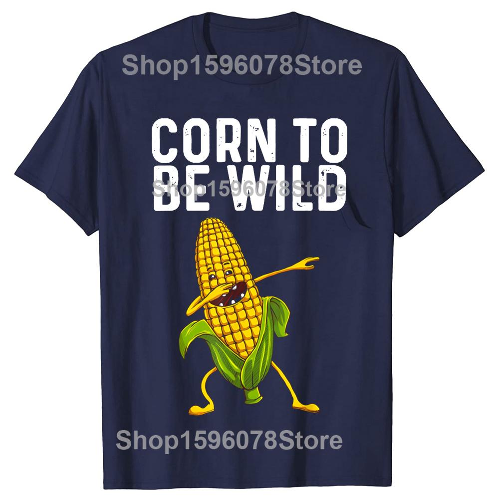 Rolig majsbondes klassiska t-shirt sommar herr damkläder mode t-shirts bomull kortärmad överdimensionerad lös t-shirt toppar
