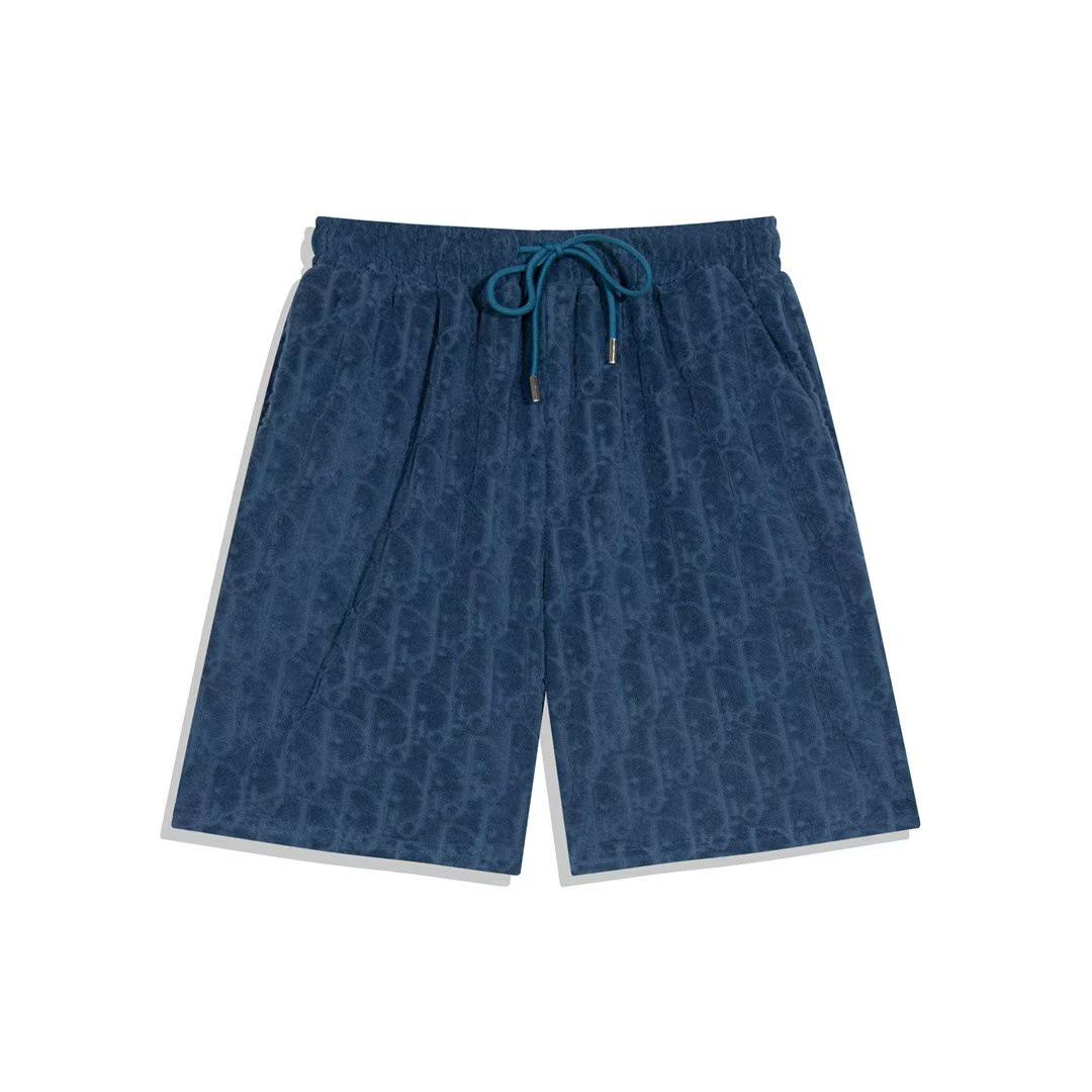 

Unisex Jacquard Towel Letter Pattern Shorts - Versatile European and American Fashion for All Seasons Medium