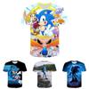 Vibrant Sonic The Hedgehog Printed T-shirt For Kids With Short Sleeves And Comfort Fit