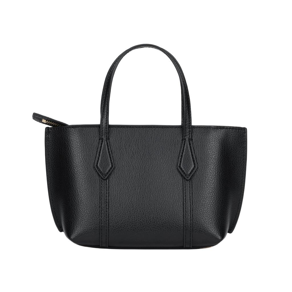 Tory Burch Perry Logo Removable Shoulder Strap Tote Bag Women Tote Black 175548-001