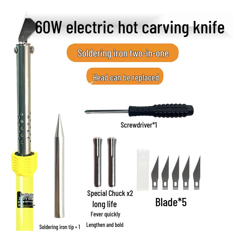 Electric Soldering Iron & Engraving Knife Tool for Gardening and Household Use