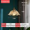 Lámpara de araña japonesa de cristal de latón, dormitorio doméstico, cabecera de cama, comedor, bar, lámpara de balcón con ventana salediza y amplificador de estrella de Internet