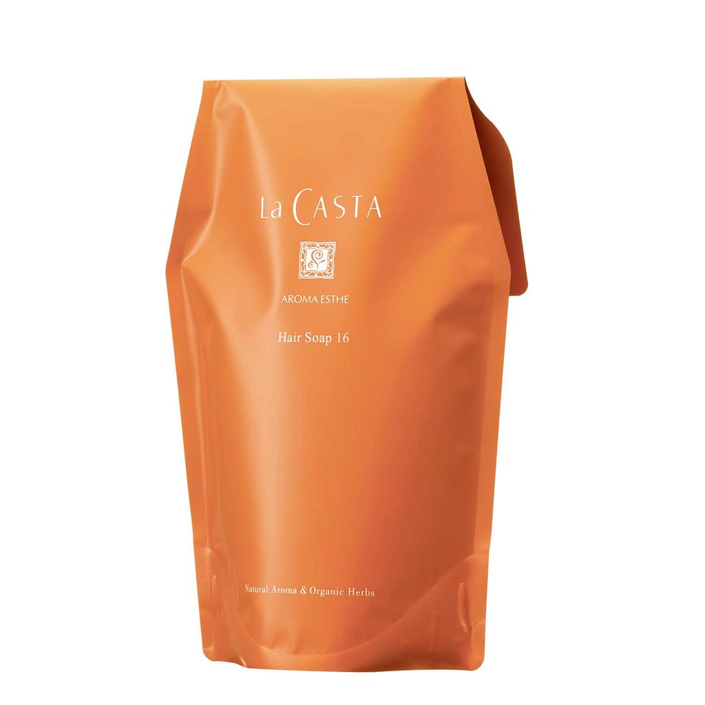 La CASTA Aroma Esthe Hair Soap 16 With the power of your hair will look shiny and every time you use it 600ml Floral 1 piece (Shampoo) [For post-color