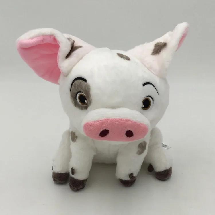 

25cm Movie Moana Pet Pig Pua Stuffed Toy Animals Lovely Adorable Gentle Cartoon Plush Dolls Birth Date Xmas Present белый
