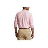 Polo Ralph Lauren SS24 Logo Embroidered Slim Fit Pointed Collar Long Sleeve Shirt Men Shirts Pink MNBLWOVM2G10121-D53
