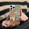 Charlie And Lola Anime Phone Case For iPhone 17 16 15 14 13 Pro Max 11 12 Plus Silvery Satin Silicone Back Case
