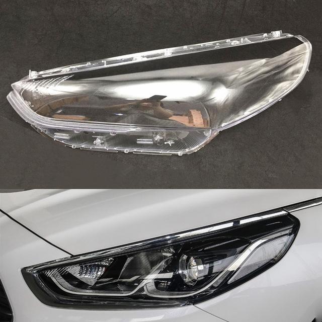 

For Hyundai Sonata 2017 2018 2019 Front Headlight Cover Transparent Lamp Shade Headlamp Lamp Shell Replace Original Lampshade Left 1PCS