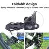 1 Coppia Pedale Bicicletta Pedale Sedile Posteriore Robusto Mountain Bike Universale Pieghevole Cavalletto Ruota Posteriore Pedana Pieghevole Antiscivolo