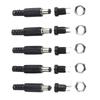 12V DC Power Connector Male Female 5 Pair Socket Panel Mount 5 5x2 1 Mm