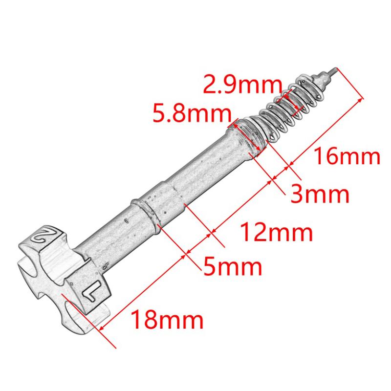 Cnc Aluminiowy Motocyklowy Zestaw Śrub Regulacyjnych Powietrza Do Gaźnika 21 24 26 28 30 32 34Mm