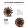 Barber Hair Round Roller Wood Hair Brush Boar Bristle Nylon Hair Comb Hairdressing Combs Round Paddle Brush Women Men Curly Hair