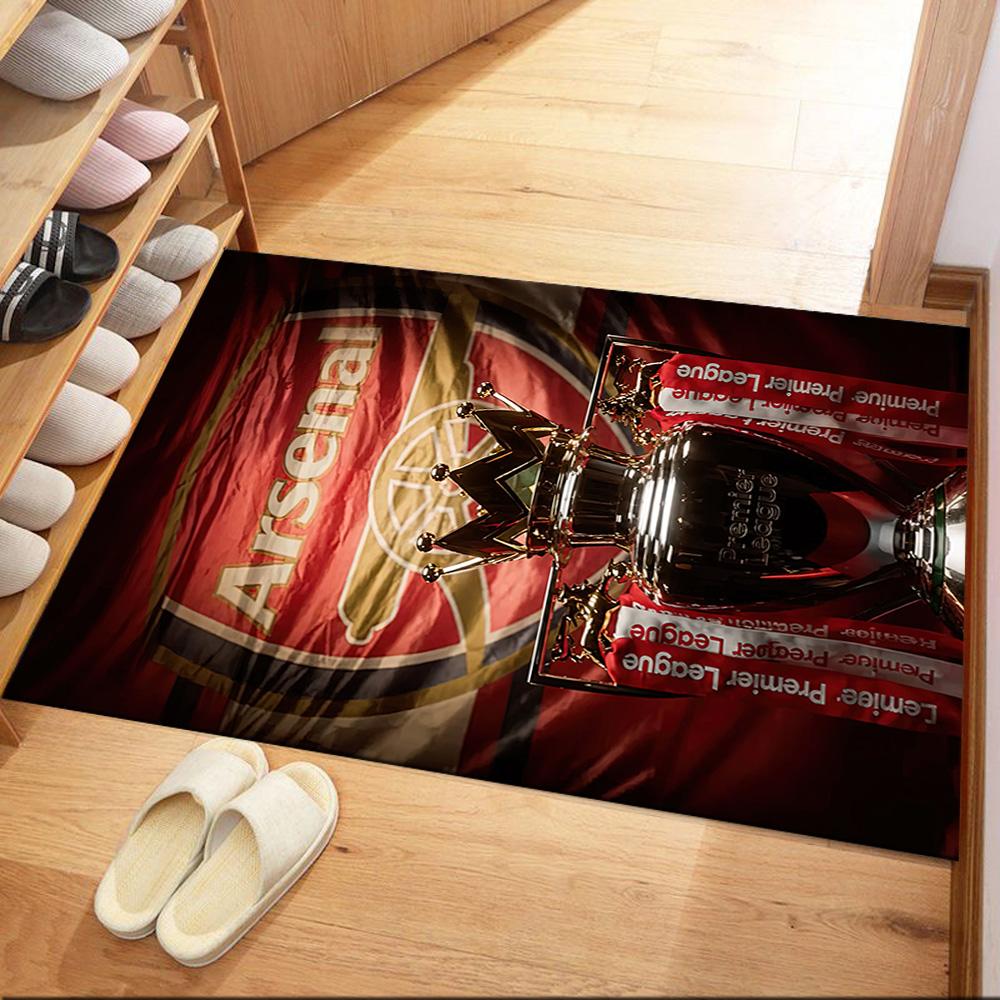 Arsenal Floor Rug Office Rug Suitable for Kitchen Entryway Playrooms Hallway Anti-slip Rug Anime Office Decor Perfect Gift for Friends & Family