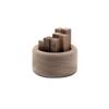 Wooden Essential Oil Diffuser Natural Car Air Freshener Aromatherapy Round Home Office Bedroom Decor Car Vent Fragrance Ornament