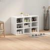Shoe Cabinet with Shelf White 77.5 x 30 x 51 cm Particleboard