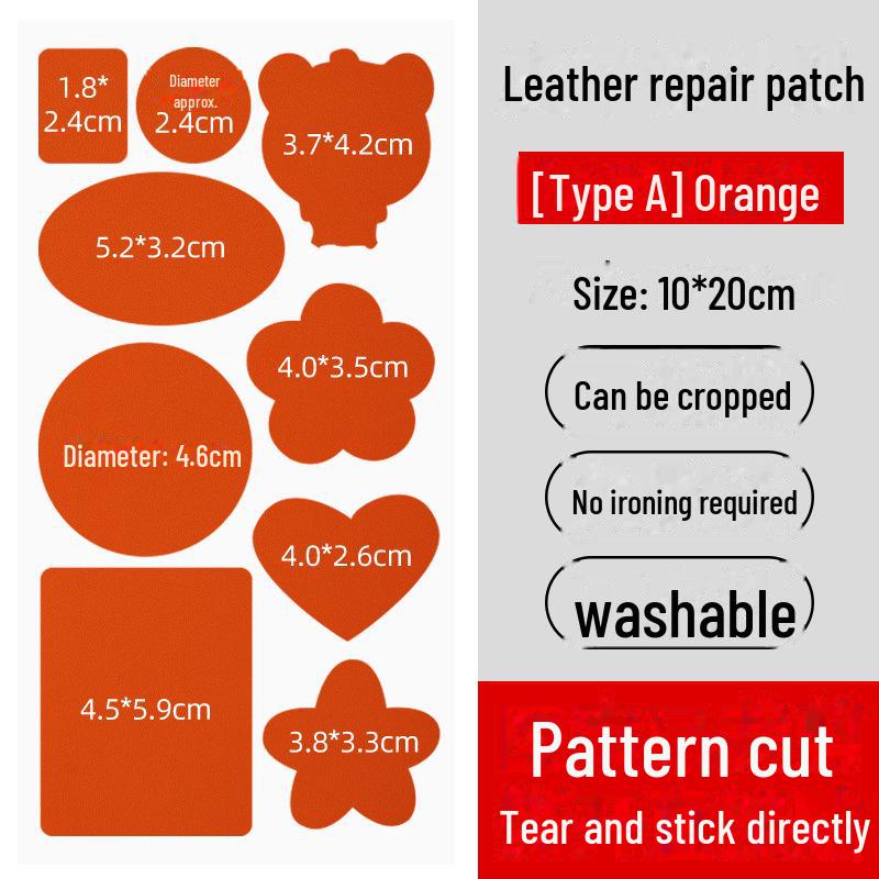 Self-Adhesive Genuine Leather Repair Patch for Sofa, Chair & Car Seat