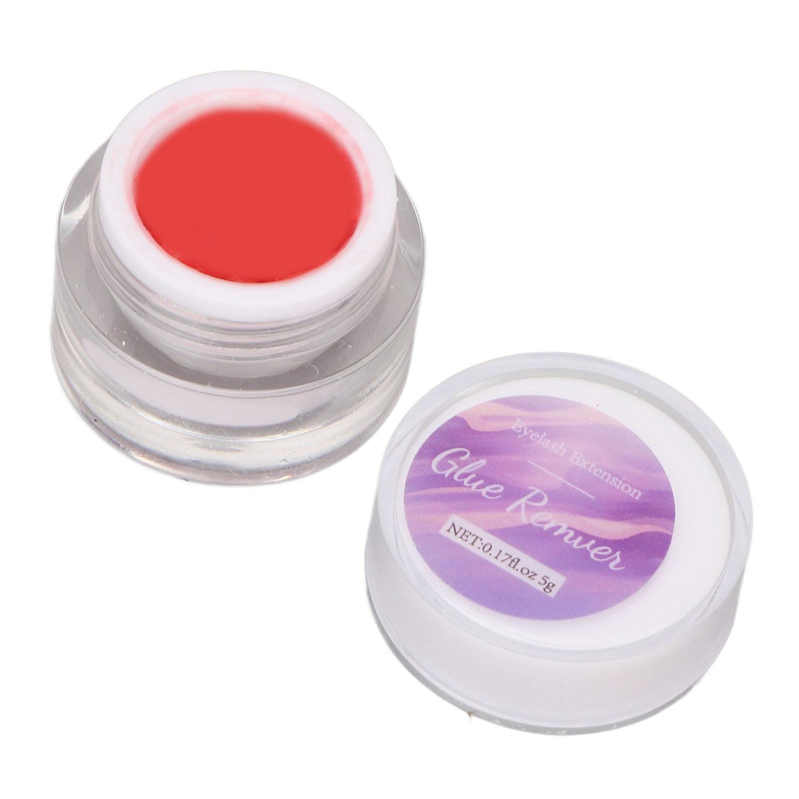 

Eyelash Extension Remover Cream Gentle Botanical Extract Fruity Lash Gel Remover for Home Beauty