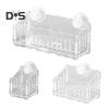 Aquarium Plant Holder Hanging Fish Tank Plant Pot with Suction Cups Clear Acrylic Aquatic Planter Cup Flower Rack