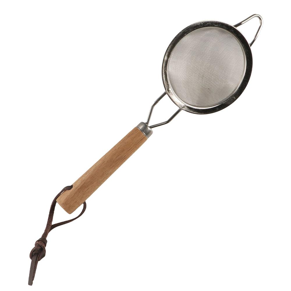 Wooden Handle Strainer Colander 304 Stainless Steel Filter Spoon Fishing Spoon  Soup Pot