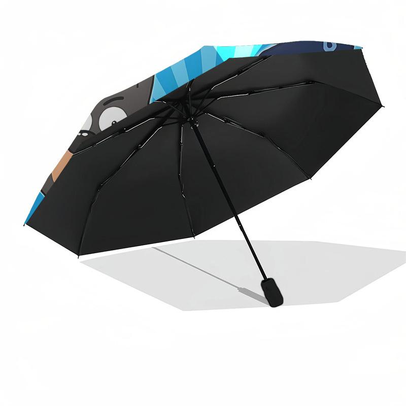 Sheriff, Labrador Automatic Opening and Closing, 8 rib Structure Portable Umbrella, Suitable for Men and Women in All Seasons Perfect Gift