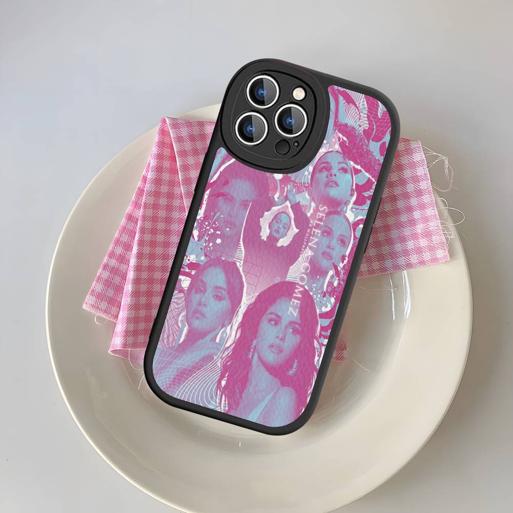 Selena Gomez Singer Phone Case For IPhone 16 15 14 13 12 11 Pro Max Plus 16E Soft Leather Cover