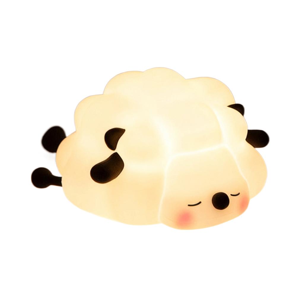 Squishy Silicone Animal Night Light Rechargeable Timing Touch Sensor Dimmable for Bedside Nursery Kids Birthday Gift