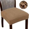 Jacquard Chair Covers Stretchy Solid Color Anti-Slip Chair Slipcovers Soft Sofa Seat Cover Living Room Restaurant Office Hotel