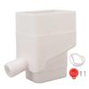 Rainwater Collection System Professional UV Resistant Downspout Diverter Kit for Outdoor Garden Lawn Rain Water Diverter Kit