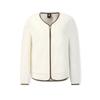Fila Explore Fashion Minimalist Casual Outdoor Versatile Comfortable Loose Jacket Women Jackets Mother-Of-Pearl-White A11W617502FIV