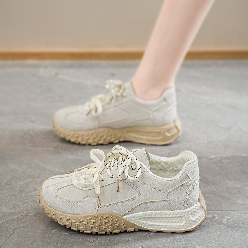 Summer Women's Shoes New Breathable Forrest Gump Shoes Children's Korean Version Versatile Thick-soled Soft-soled Sports Shoes Casual Dad Trendy Shoes