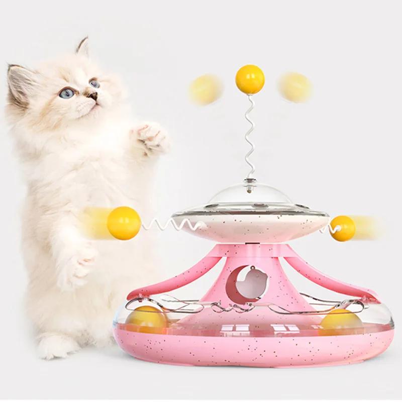 

Котяча вертушка, що протікає, іграшка для домашніх тварин. Іграшка для котів, що запобігає перекиданню та треку від нудьги
