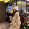 Winter Imitation Rabbit Fur Jacket Sports and Leisure Stand-up Collar Hooded Thickened Loose Fur Coat