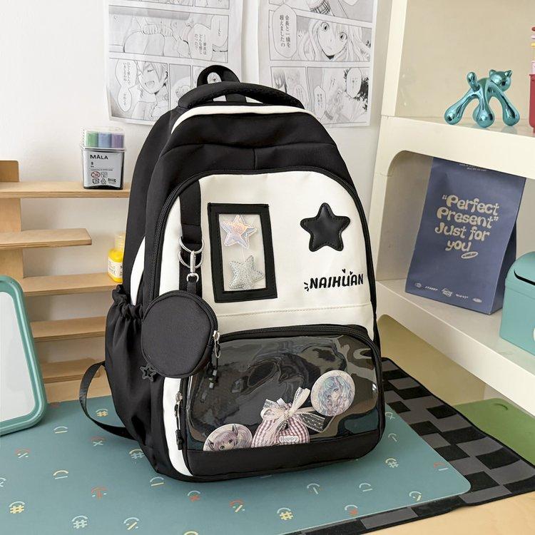 Schoolbag High-value Schoolbag for Female Primary School Students In Grades 3 To 6, Junior High School Students In High School, Small and Fresh Campus