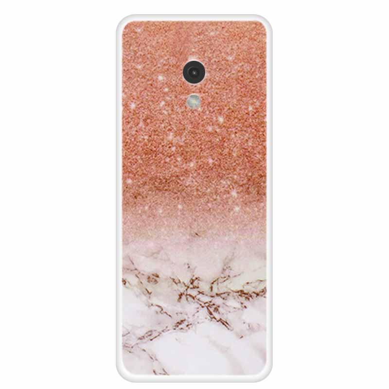 Pour Nokia 215 4G 2024 Coque Nokia 235/220 4G 2024 Marbre Peint Transparente TPU Coque Arrière pour Nokia220 4G Coque de Protection ClearShell
