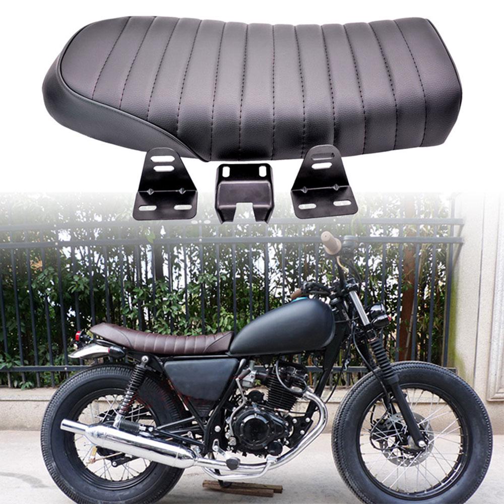 Alamor Hump Cafe Racer Vintage Sedile Nero Per Kawasaki KZ Suzuki GS Honda CB