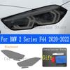 For BMW 2 Series F44  TPU Car Exterior Headlights Anti-Scratch Protective Film Headlamps Repair Sticker Accessories Refit