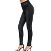 Women's Imitation Jeans Stretchable Slim Denim Pringting Leggings Hips Tights Pencil Pants High Waist Workout Gymwear