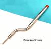 Outil d'ostéotome d'implant dentaire, outil de levage de Sinus dentaire, pointe courbée, poussoir de laboratoire dentaire, outils de dentiste