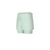 Salomon Pl Rn Short 2 In 1 Comfortable Elastic Mid Waist Running Shorts Women shorts Light-Green LC3081800